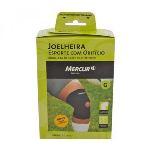 Joelheira com Orificio Mercur - Tamanho M