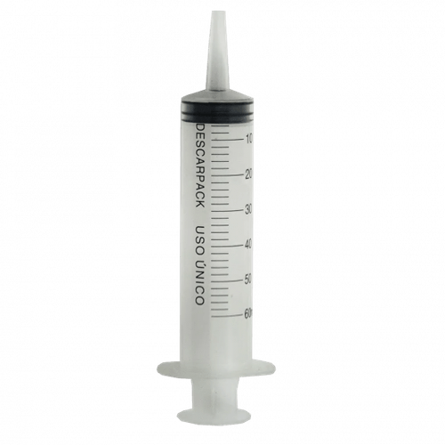 Seringa Bico Liso Central Cateter Descarpack - 60ml