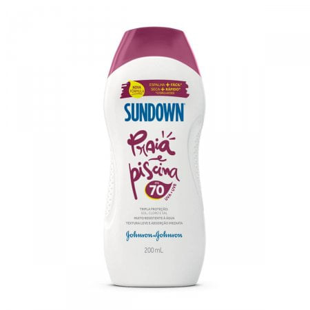 Protetor Solar Sundown Praia/Piscina FPS70 - 200ml