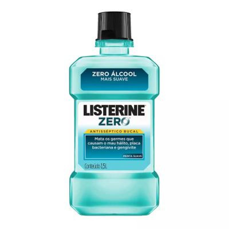 Enxaguante Bucal Listerine Zero - 1,5 L