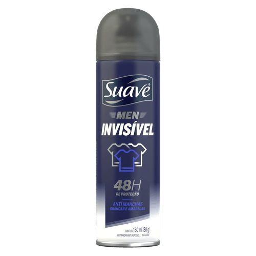 Desodorante Aerosol Suave Men Invisible - 200ml