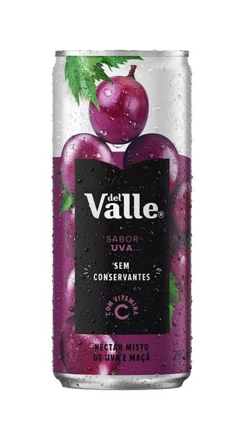Suco Del Valle Uva Lata - 290ml