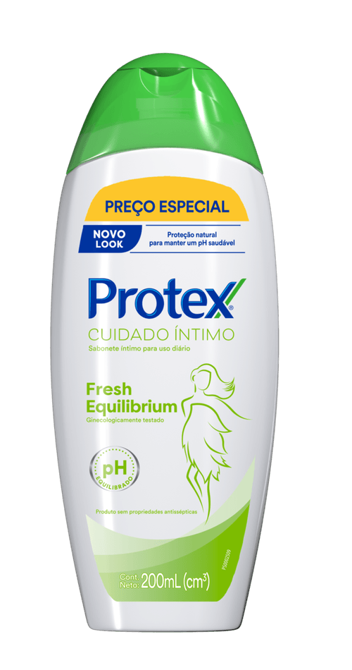Sabonete Íntimo Protex Fres Equilibrium - Leve 200ml Pague 150ml