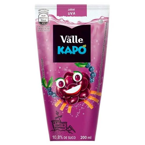 Suco Kapo Del Valle Uva - 200ml