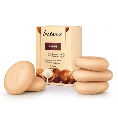 Sabonete Corporal Instance Karite 85g - com 5 unidades