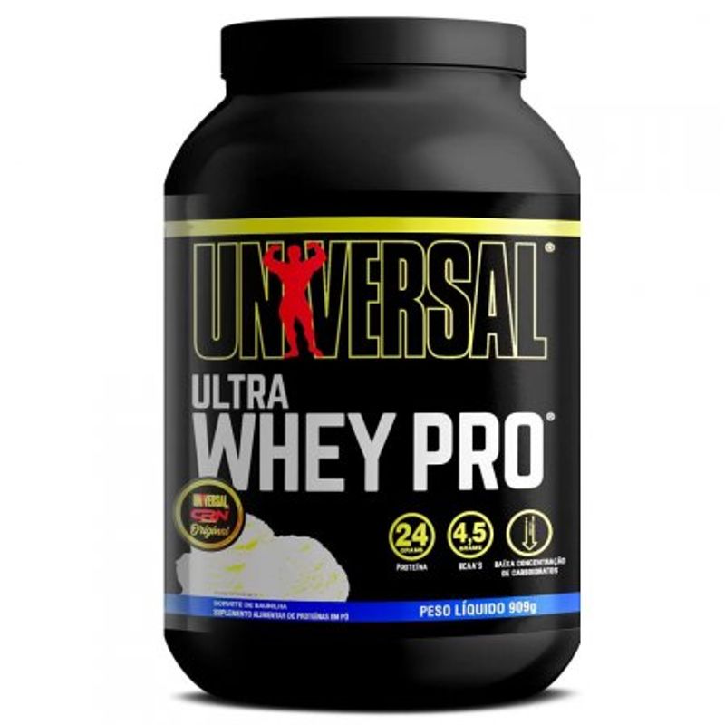 Ultra Whey Pro Universal Sabor Baunilha - 909g