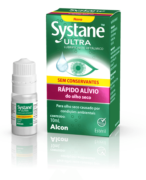 Systane Ultra Lubrificante Oftálmico Alcon 10ml