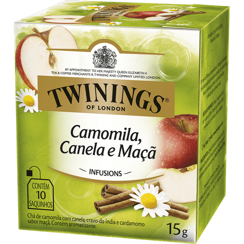 Chá Twinings Misto Camomila, Canela e Maçã 15g