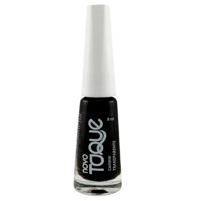 Esmalte Novo Toque Transparente - Cor Carmim