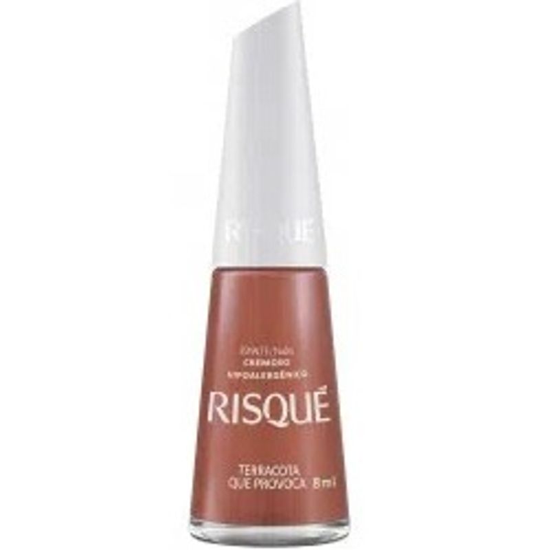 Esmalte Risqué Cremoso - CorTerracota provoca