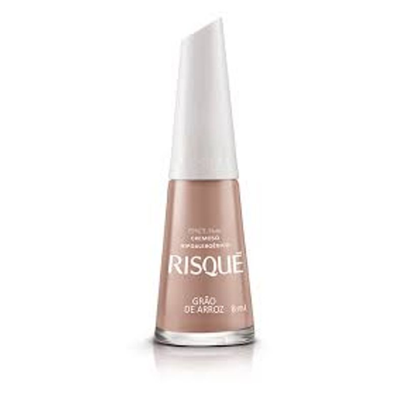 Esmalte Risqué - Cor Grão de Arroz
