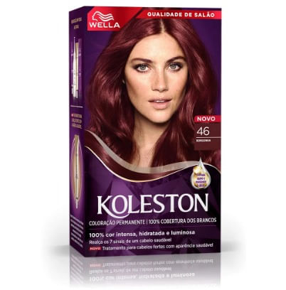Tinta Wella Koleston - Tom 46 Borgonha