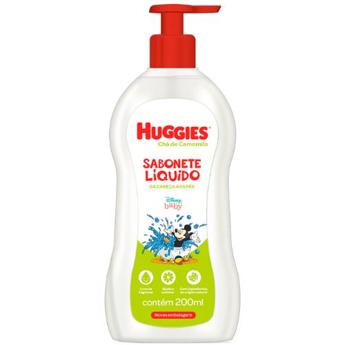Sabonete Líquido Huggies Camomila - 200ml