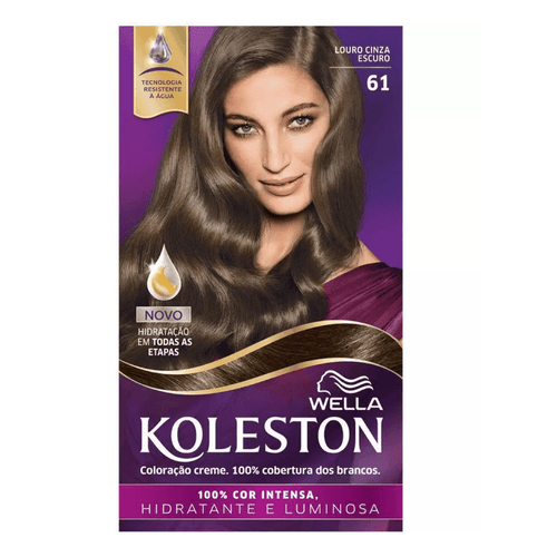 Tinta Wella Koleston -  61 Louro Cinza Escuro