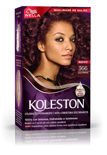 Tinta Wella Koleston - Tom 366 Acaju Purpu