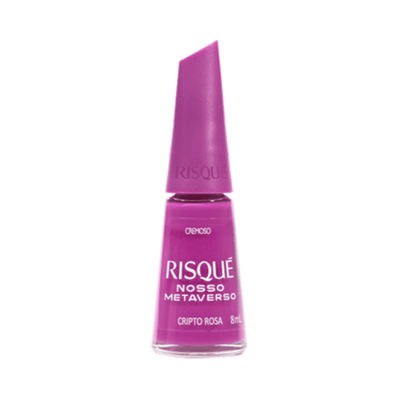 Esmalte Risqué Nosso Metaverso Cripto Rosa