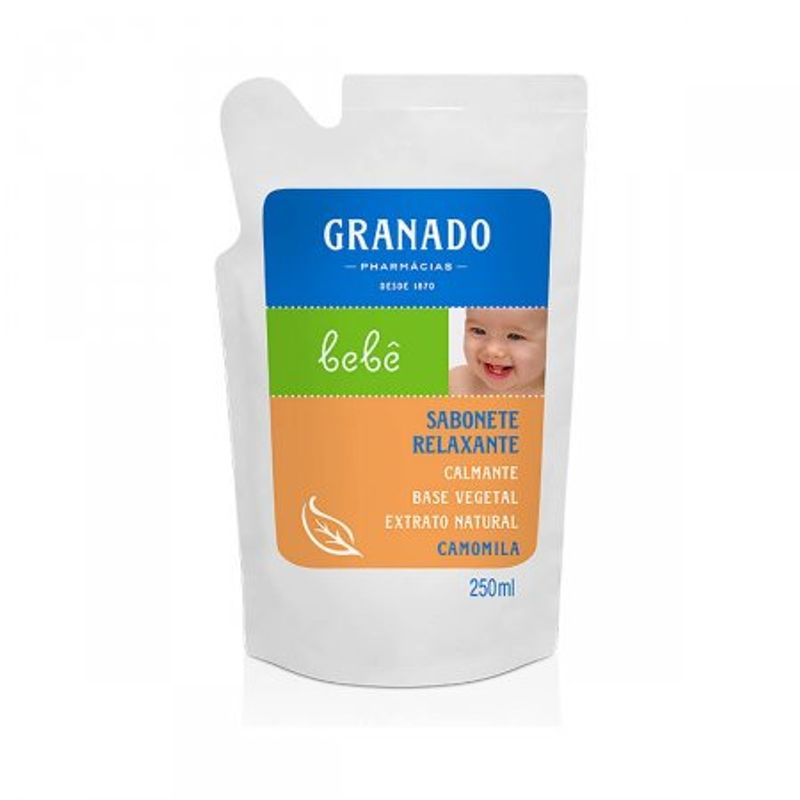 Sabonete Granado Líquido Glicerina Bebê Camomila - Refil 250ml