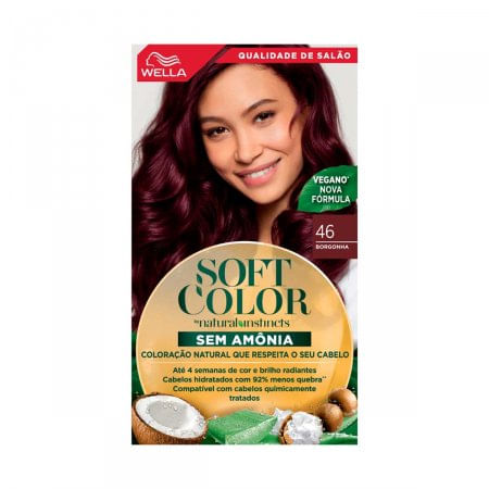 Tintura Wella Soft Color - Tom 46 Borgonha