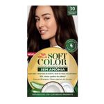 Tintura Wella Soft Color - Tom 30 Castanho Escuro