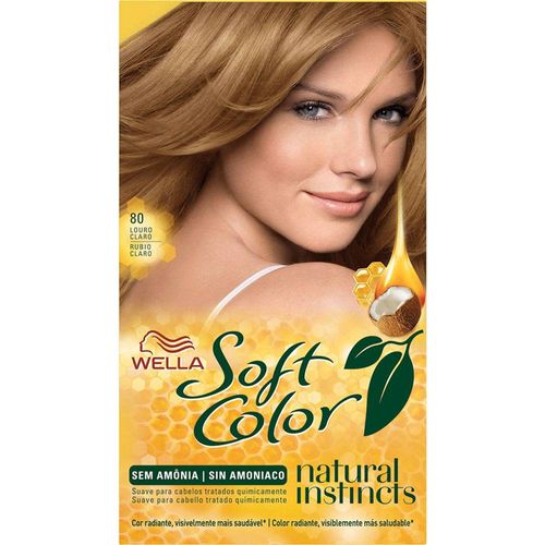 Tintura Wella Soft Color - Tom 80 Louro Claro