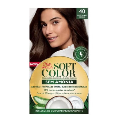 Tintura Wella Soft Color - 40 Cast Médio