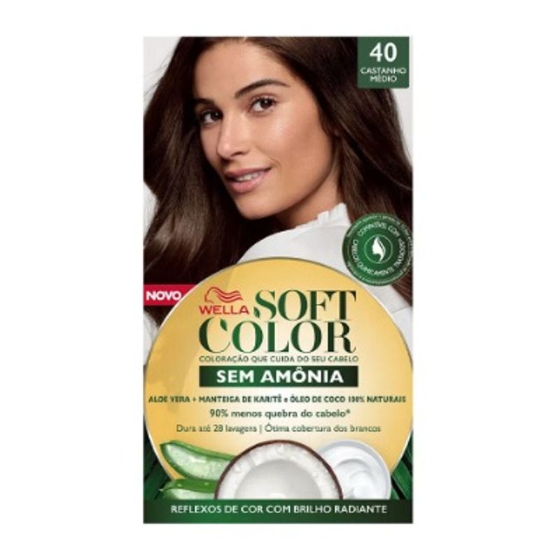 Tintura Wella Soft Color - 40 Cast Médio