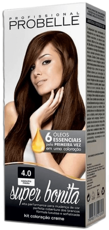 Kit Coloração Probelle Super Bonita - Tom 4.0