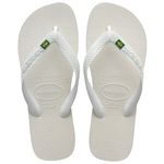 Chinelo Havaianas Brasil Branco - Nº 37/38