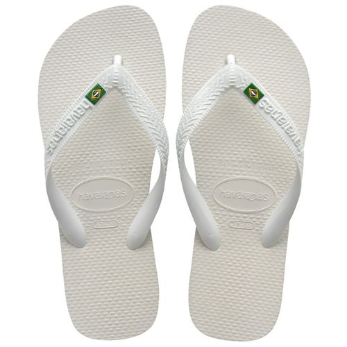 Chinelo Havaianas Brasil Branco - Nº 37/38