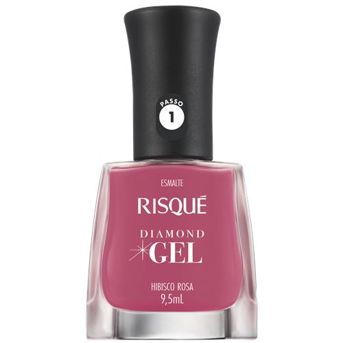 Esmalte Risqué em Gel - Cor Hibisco Rosa