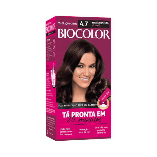 Tintura Biocolor - Tom Marrom Escuro da Moda 4.7