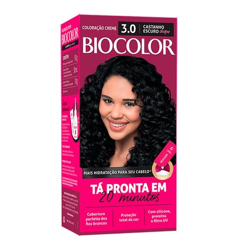Tintura Biocolor - Tom Castanho Escuro Chique 3.0