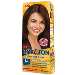 Tintura Niely Cor&tTon - Tom 5.3 Castanho Claro Dourado