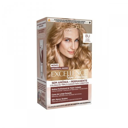 Tintura L'Oréal Imedia Excellence Sem Amônia 8 - Louro Claro