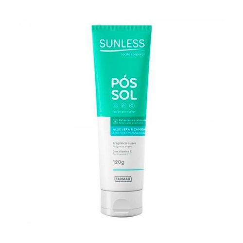 Protetor Solar Sunless Loção Pós Sol Aloe Vera - 120ml