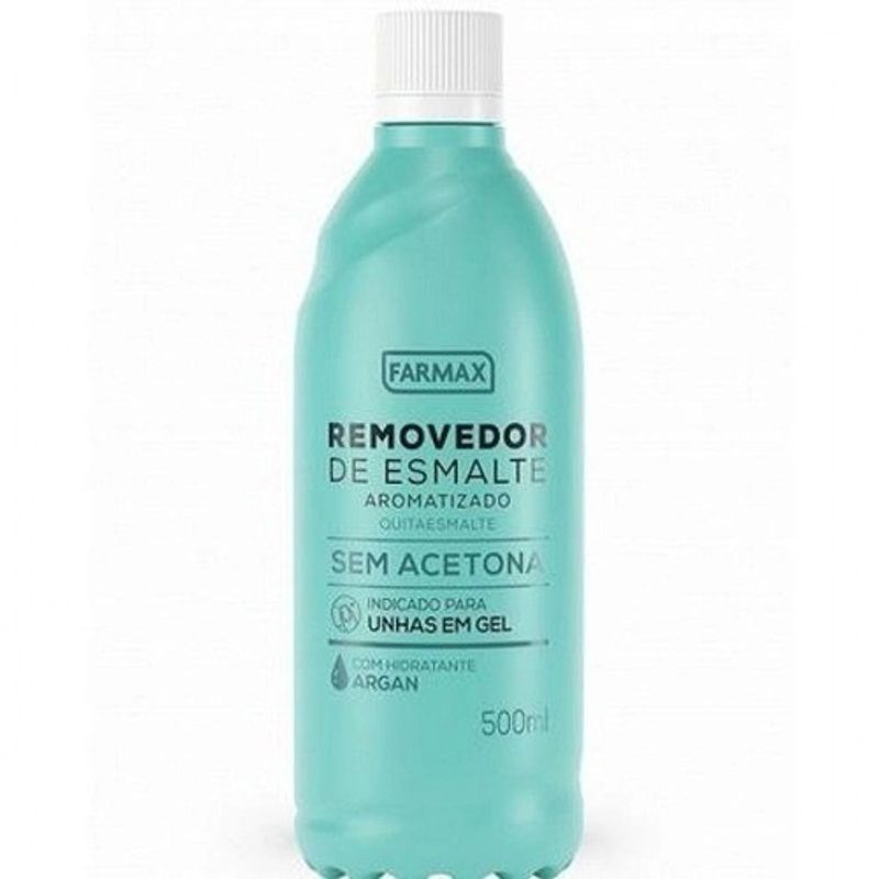 Removedor Argan sem AAcetona Farmax - 500ml