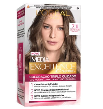 Tintura Embelleze Imédia - Tom 7.11 Louro Cinza Natural