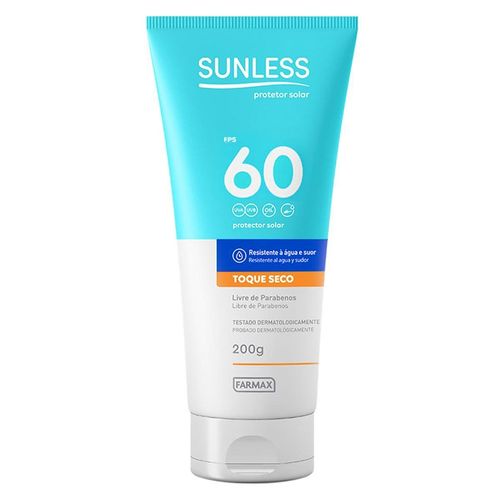 Protetor Solar Sunless Toque Seco FPS60 - 200g