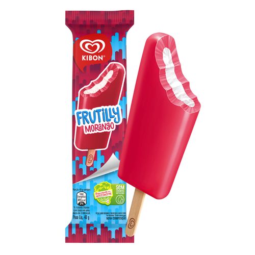 Picolé KiBon Max Frutilly - Morango