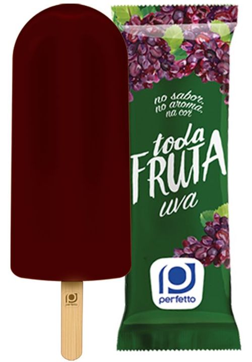 Picolé Toda Fruta Uva - Perfetto