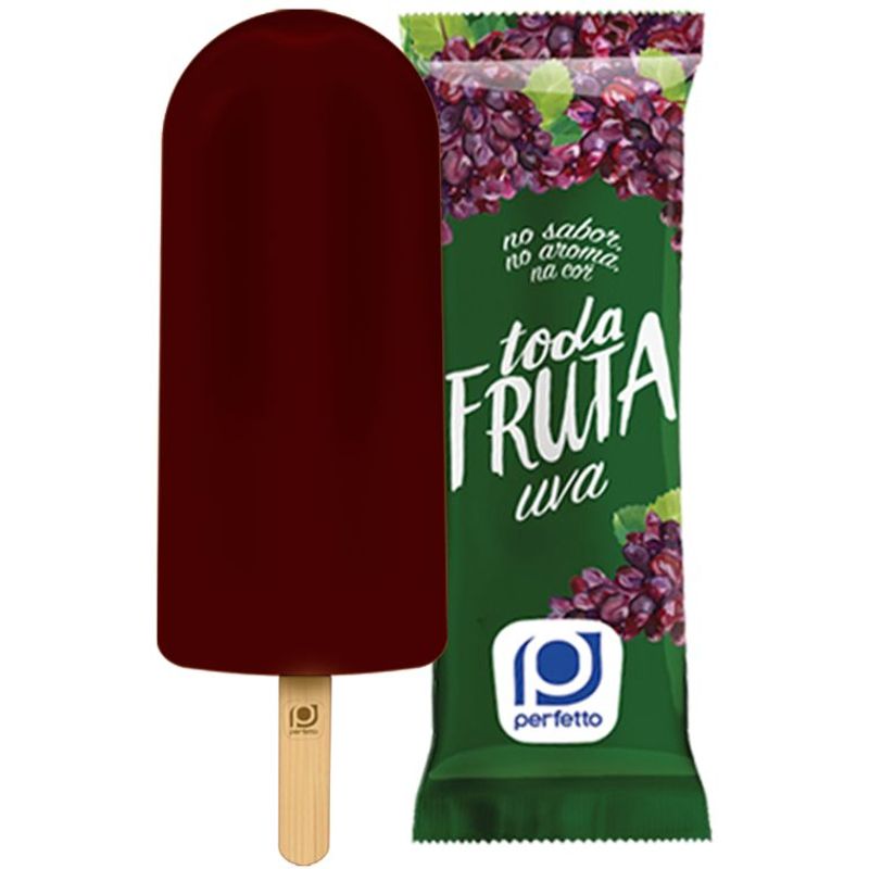 Picolé Toda Fruta Uva - Perfetto