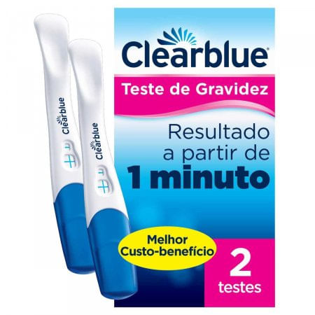 Teste de Gravidez Clearblue Detecção Rápida Procter & Gamble 2 Unidades