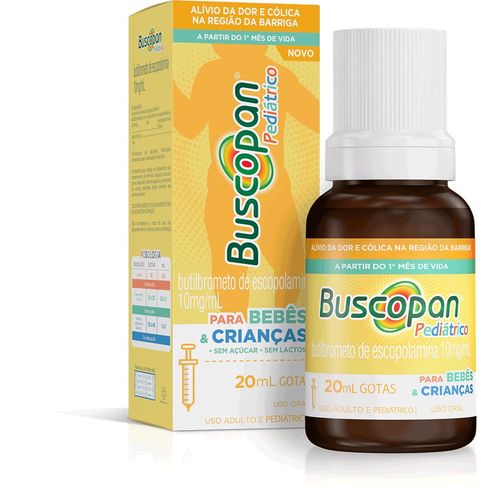 Buscopan Pediátrico 10mg/ml em Gotas com 20ml - Hypera