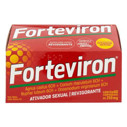 Forteviron 250mg Waldemiro 60 Comprimidos