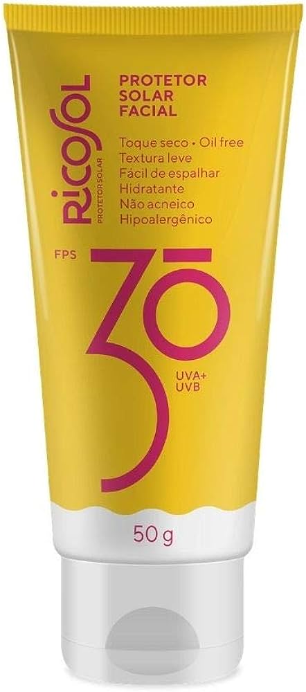Protetor Solar Facial Ricosol FPS30 -100g