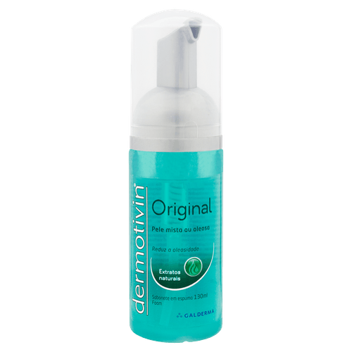 Sabonete Facial em Espuma Dermotivin Original - 130ml