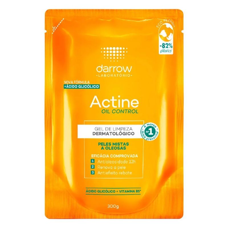 Gel de Limpeza Oil Control Darrow Actine Control Refil 300g