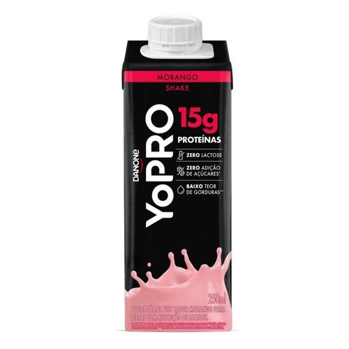 Bebida Láctea YoPro Morango - 250ml