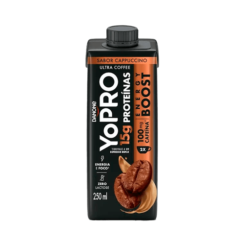 Bebida Láctea YoPro Energy Boost Cappuccino - 250ml