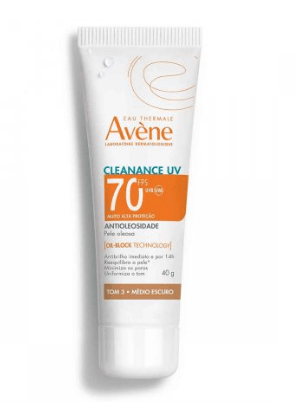 Protetor Solar Avène Cleanance FPS70 Médio Escuro - 40g